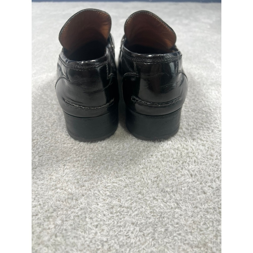Gucci‎ Vintage Mens Horsebit Loafers Black Patent Leather Size 41.5 M Italy - Picture 11 of 11